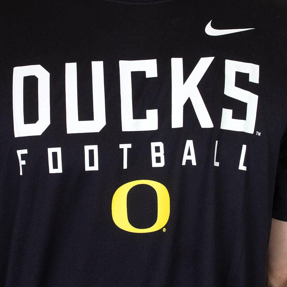 Classic Oregon O, Nike, Black, Crew Neck, Performance/Dri-FIT, Men, Football, Military, 2024, T-Shirt, 812182